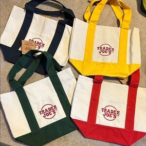 Trader Joe’s Mini Tote Set Multicolor